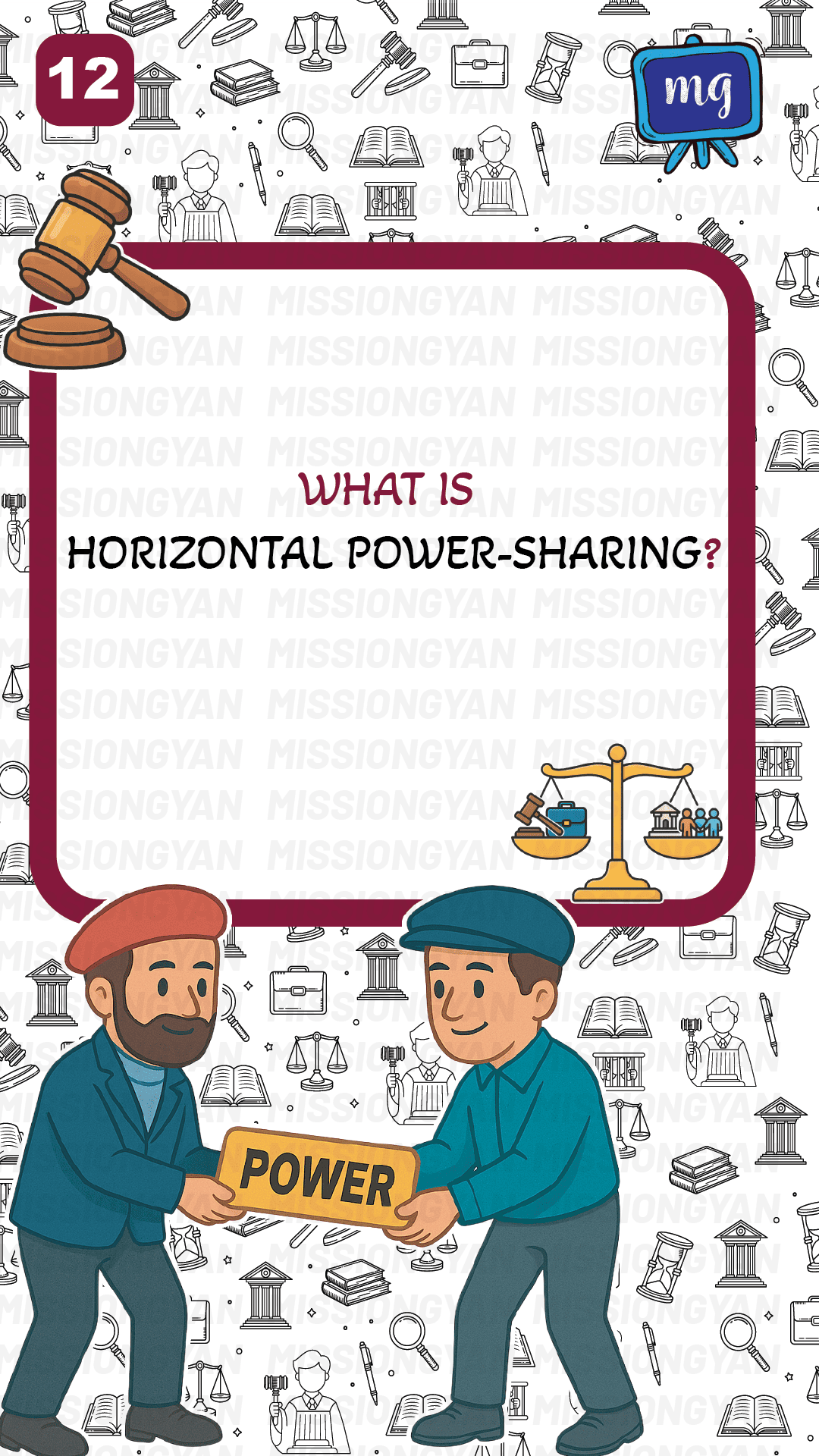 Power Sharing Lettering Power-sharing